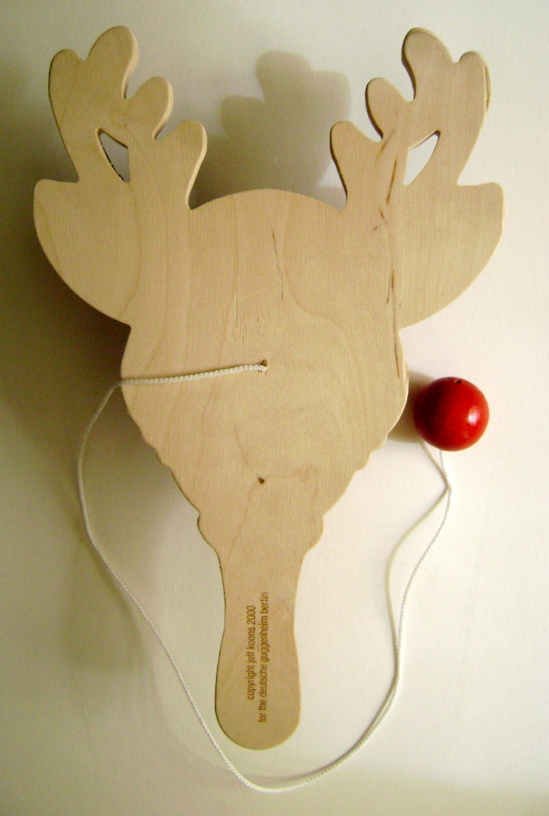 Jeff Koons Reindeer Paddle serigraph on wood - 2000