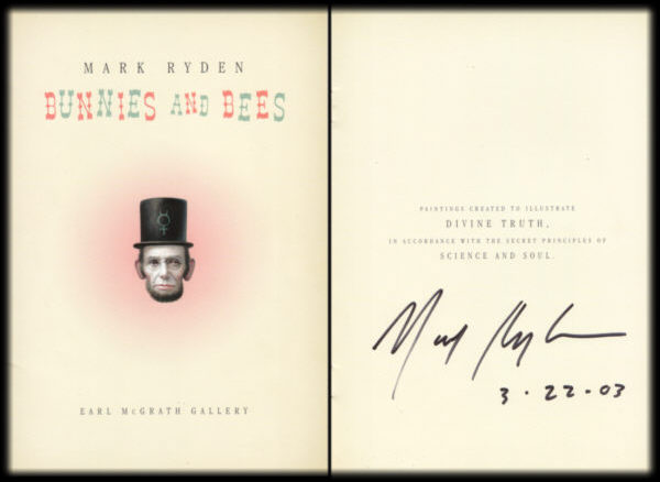 Mark Ryden - Bunnies and Bees signed invitation